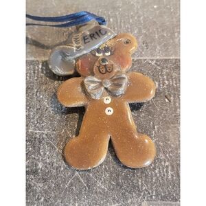 Vintage Eric‎ teddy bear ornament Xmas decor